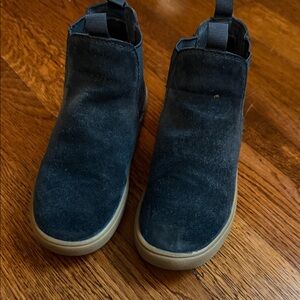 Boys Geox Navy Suede High Tops